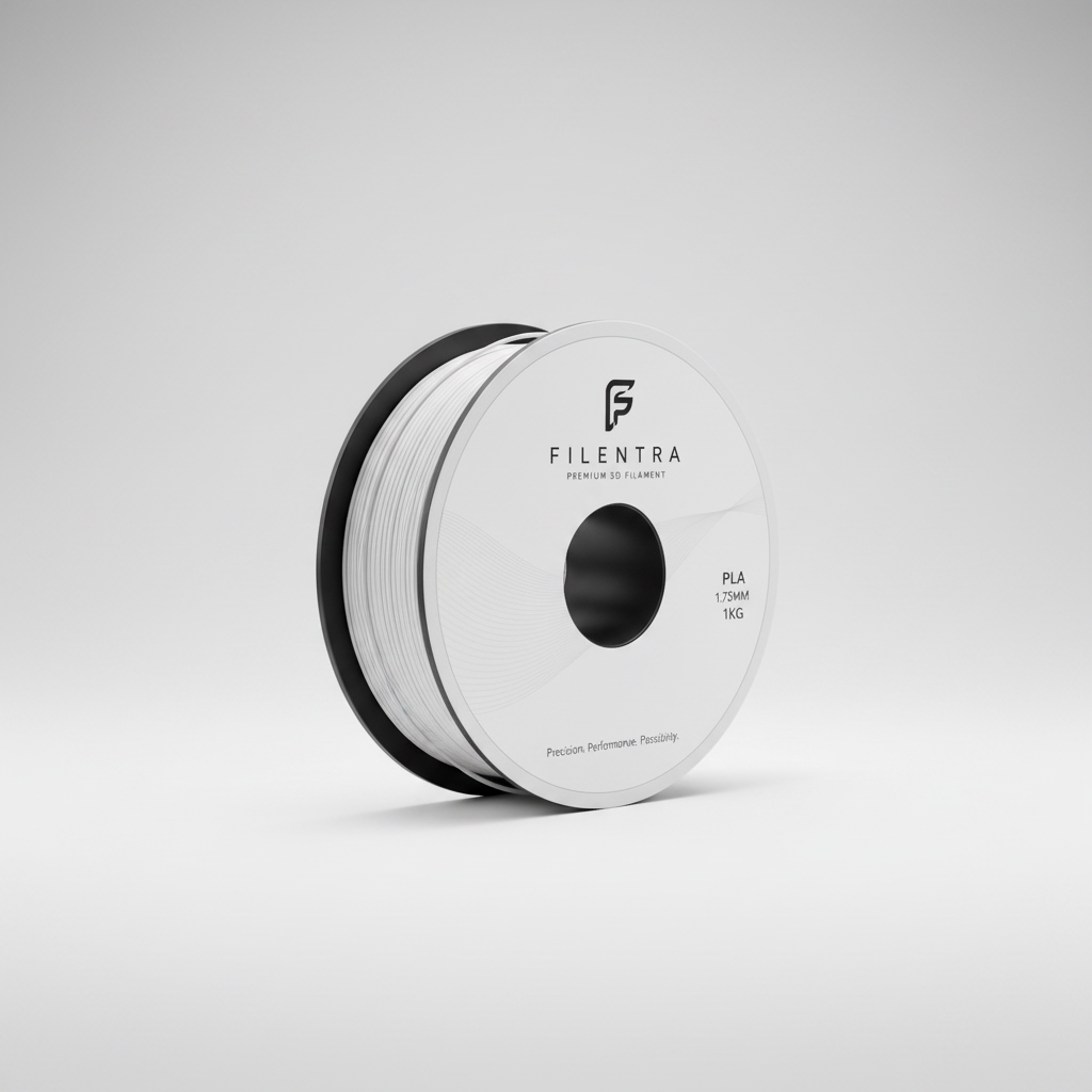 White Filament Spool